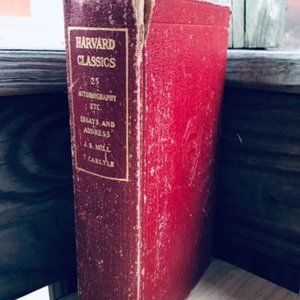 Rare Book | Harvard Classics, Vol 25, 1st ed (1909) | John Stuart Mill & Thomas